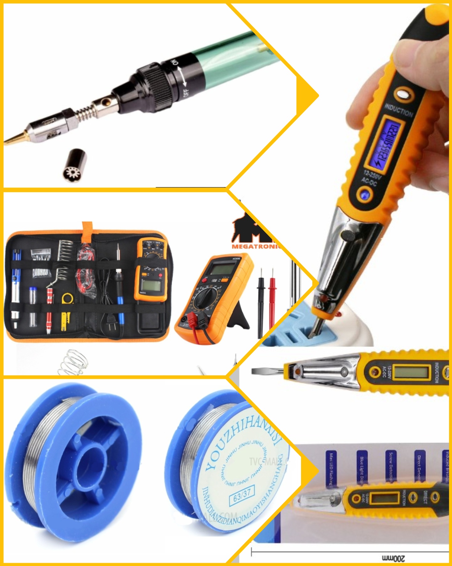 Soldering Iron, Multimeters, Test Equipment